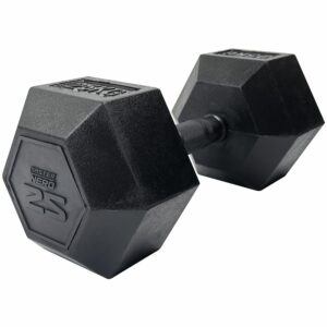 Master Fitness Nero Rubber Coated Hex