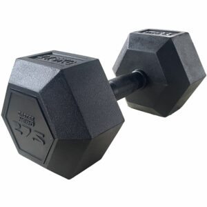 Master Fitness Nero Rubber Coated Hex