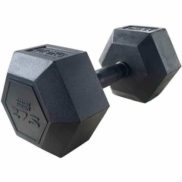 Master Fitness Nero Rubber Coated Hex