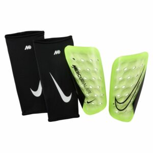 Nike Säärisuojat Mercurial Lite Mad Voltage - Neon/Musta, koko Medium/150-170cm