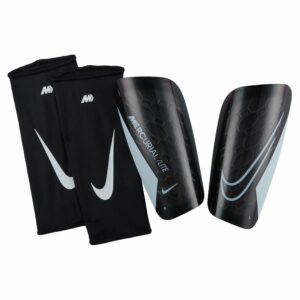 Nike Säärisuojat Mercurial Lite - Musta/Valkoinen, koko Medium/150-170cm