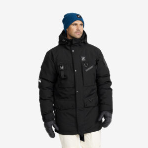 Saviour Tech 2L Insulated Parka Miehet Black, Koko:M - Ulkoilutakki, Kuoritakki & Tuulitakki