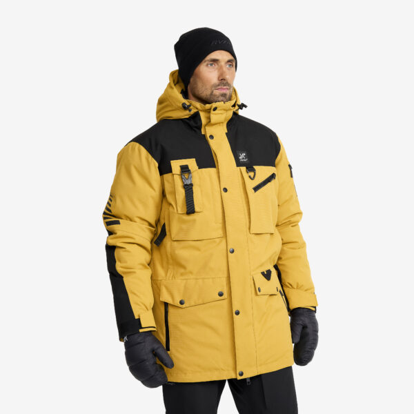 Saviour Tech 2L Insulated Parka Miehet Harvest Gold, Koko:M - Ulkoilutakki, Kuoritakki & Tuulitakki