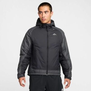 Nike Juoksutakki Therma-fit Primaloft Trail - Musta/harmaa/valkoinen, koko Small