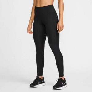 Nike Juoksutrikoot Epic Fast Mid-rise - Musta/hopea Nainen, koko XX-Large