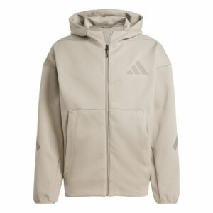 adidas Treenitakki Z.N.E. Full Zip - Putty Beige, koko Large