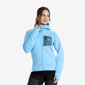 Evolution Stretch Fleece Hoodie Naiset Alaskan Blue, Koko:M - > Paidat > Hupparit