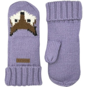 Hofler Inari Wool Mitt Fox Kids - Lavender - Lapset - 5 - Partioaitta