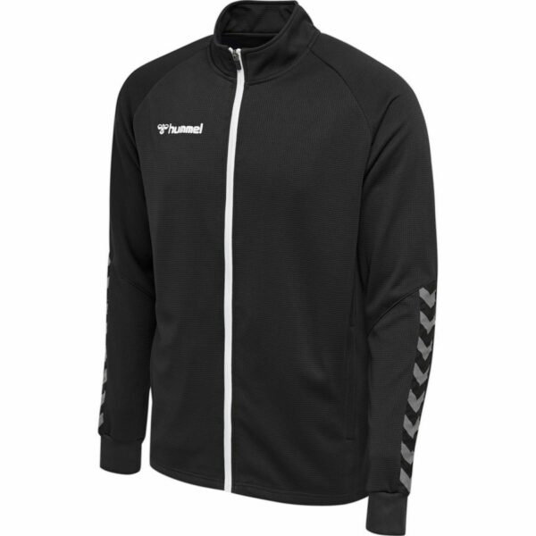 Hummel Treenitakki Hmlauthentic Poly Zip - Musta/valkoinen, koko Small