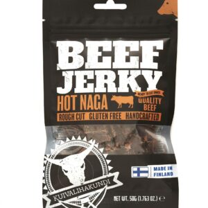 Kuivalihakundi Beef Jerky Hot Naga, 50g