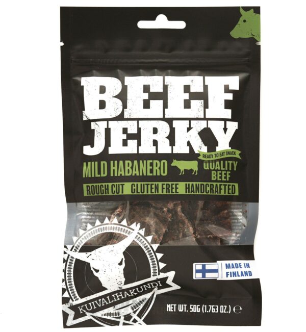 Kuivalihakundi Beef Jerky Mild Habanero, 50g