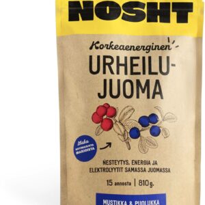 Nosht Korkeaenerginen Urheilujuoma Mustikka Puolukka