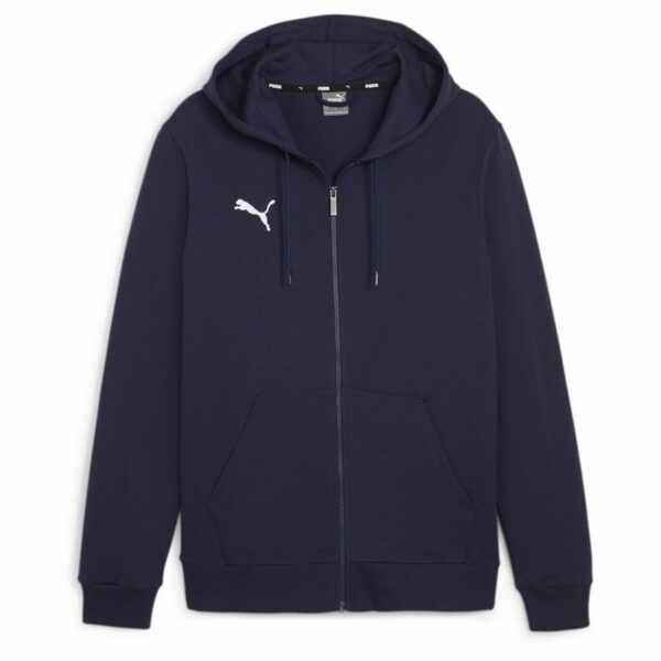 PUMA Huppari Teamgoal Casuals Full Zip - Navy/valkoinen Lapset, koko M/152 cm