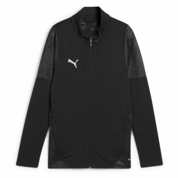 PUMA Treenitakki Teamcup - Musta/hopea/harmaa Lapset, koko S/140 cm