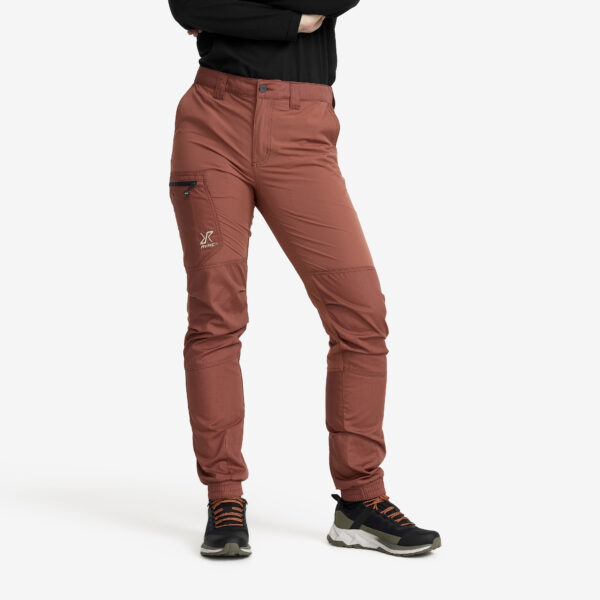 Rambler Lightweight Pants Naiset Pink Mahogany, Koko:M - Ulkoiluhousut, Vaellushousut & Retkeilyhousut