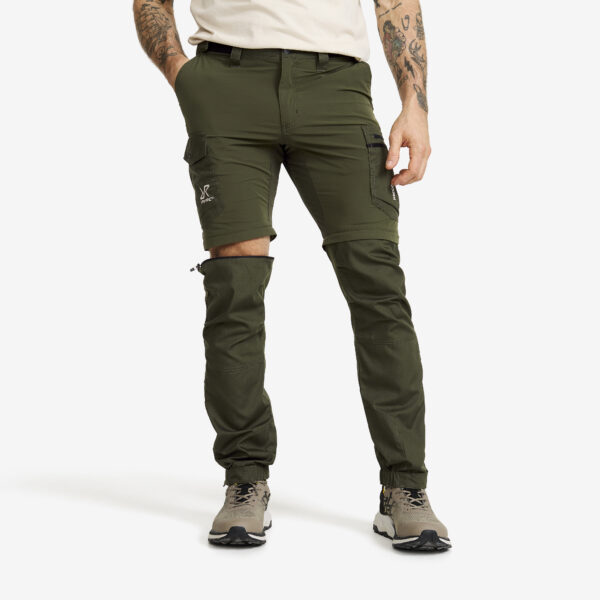 Rambler Lightweight Zip-off Pants Miehet Forest Night, Koko:M - Ulkoiluhousut, Vaellushousut & Retkeilyhousut