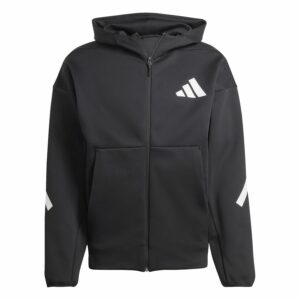 adidas Huppari Z.N.E. Full Zip - Musta/valkoinen, koko Large